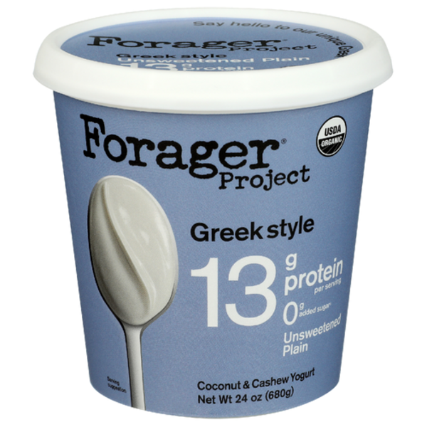 Forager Project Organic Unsweetened Plain Greek Style Coconut & Cashew Yogurt