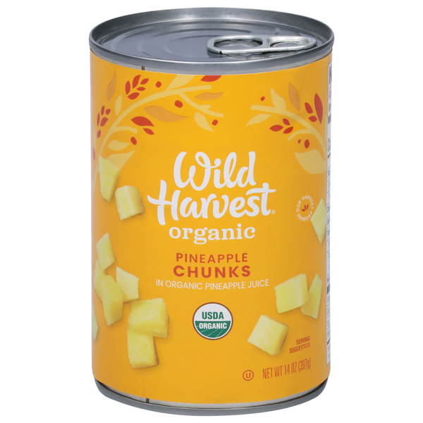 Wild Harvest Pineapple, Chunks, Organic Same-Day Delivery or