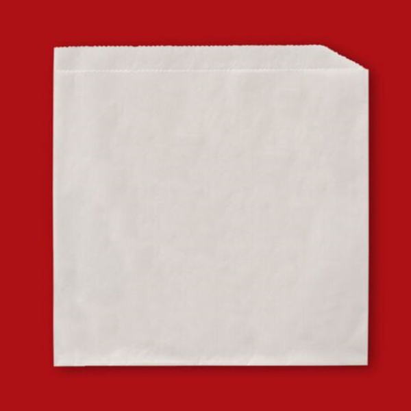 Fischer Paper Products - Grease Resistant Double Opening Sandwich/Pretzel Bag, #503, 7 x 6.75, 1000 ct