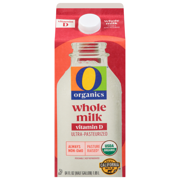O Organics Milk, Whole, Vitamin D
