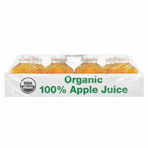 Martinelli's 100% Organic Apple Juice, 10 fl oz, 12-count