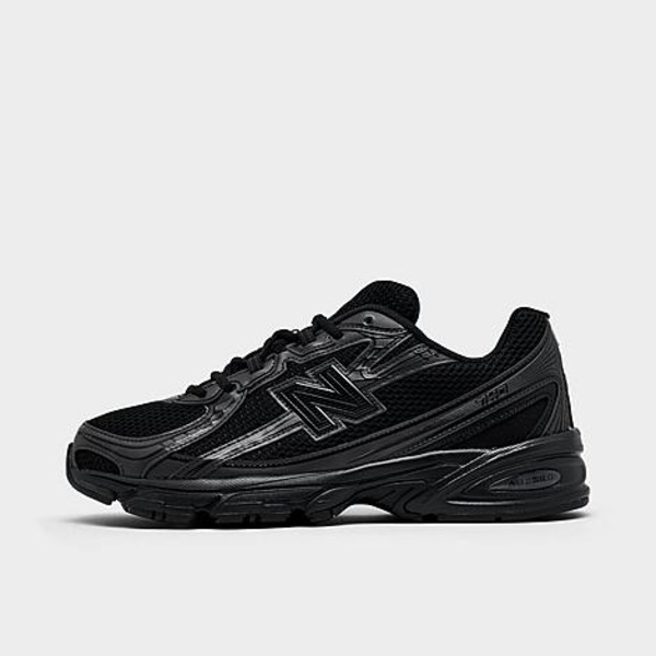 New Balance 740 Casual Shoes, Size 8.5 - Black & Black Cement