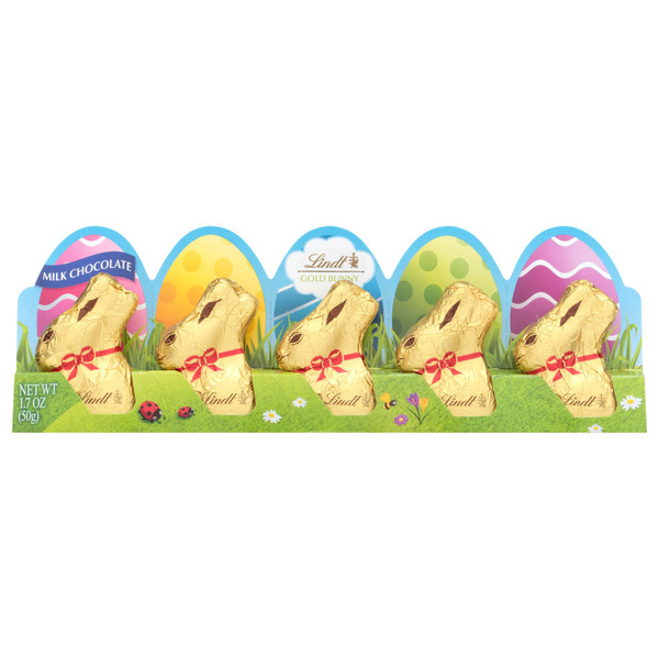 Lindt Gold Bunny Easter GOLD BUNNY, Milk Chocolate Candy Same-Day