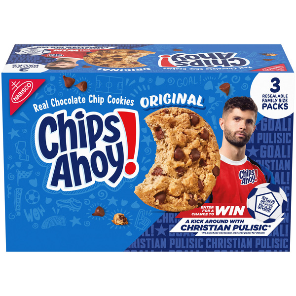 CHIPS AHOY! Original Chocolate Chip Cookies, Family Size 54.6 oz