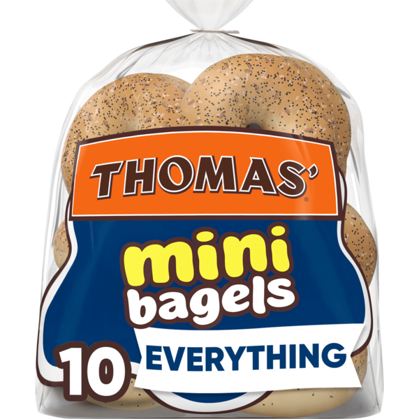 Thomas’ 10 ct, Everything, Bagels, Kosher, Bagels, 15 oz