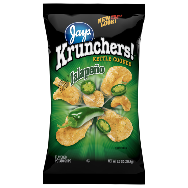 Krunchers! Kettle Cooked Potato Chips Jalapeno (8 oz) from Walmart