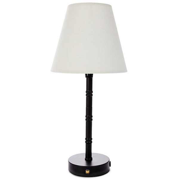 Southern Living Customizable Lamp Collection Small Metal Cordless Rechargeable Table Lamp