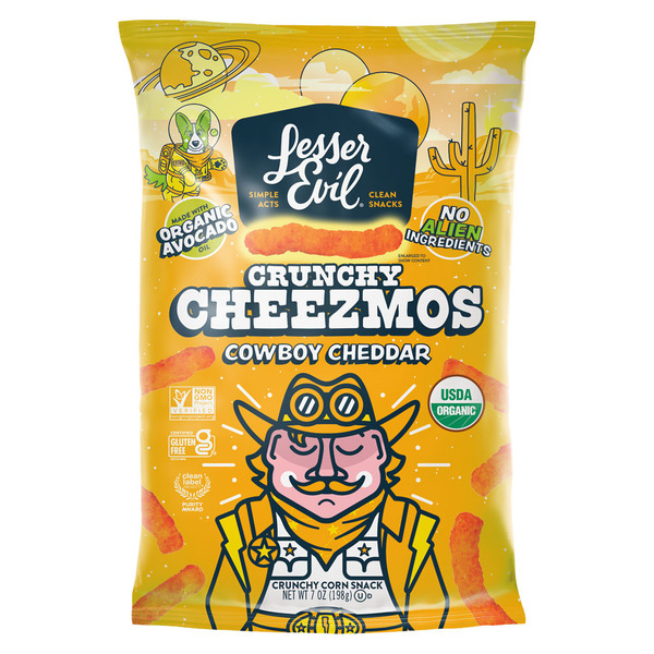 LesserEvil Cowboy Cheddar Cheezmos Same-Day Delivery or Pickup | ALDI