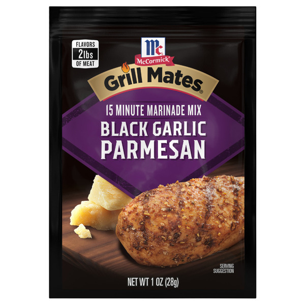 McCormick® GRILL MATES Black Garlic Parmesan Marinade Mix