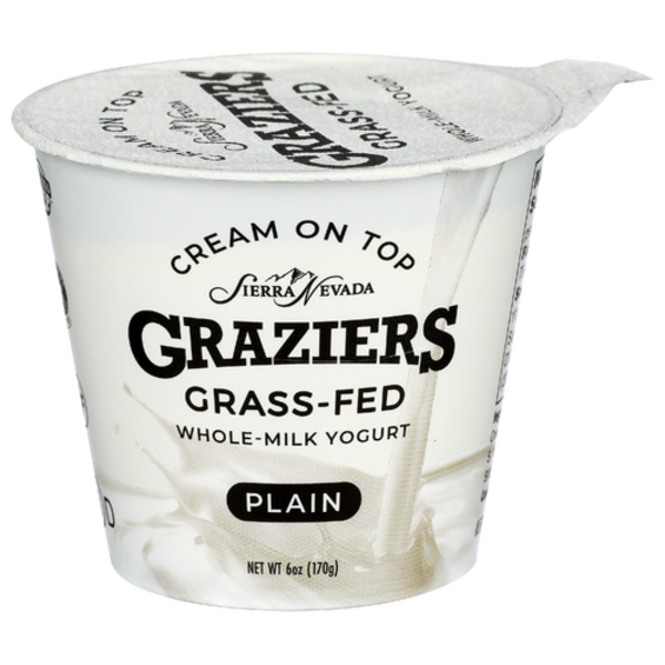 Graziers Plain Grass-Fed Whole Milk Yogurt