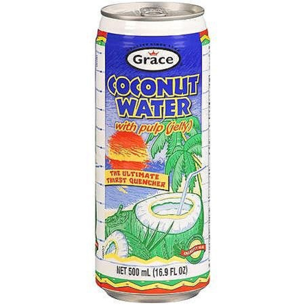 Grace - Coconut Water w/ Pulp - 16 oz. Can