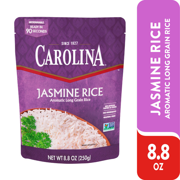 Carolina Jasmine Rice, Gluten Free, Microwaveable Rice Same-Day ...