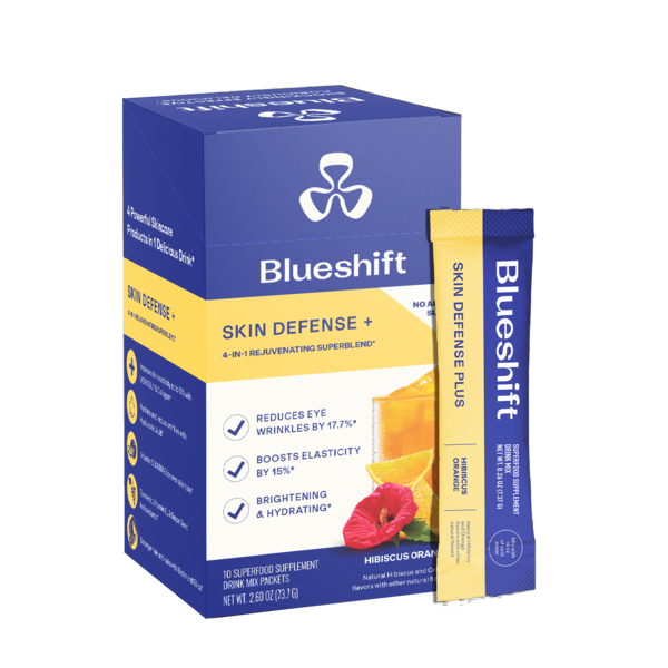 Blueshift Nutrition Skin Defense Plus (Hibiscus Orange) Same-Day