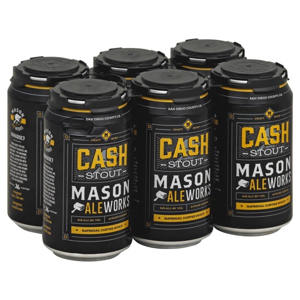 Mason Ale Works Beer, Imperial Coffee Stout, Cash (12 fl oz) Instacart