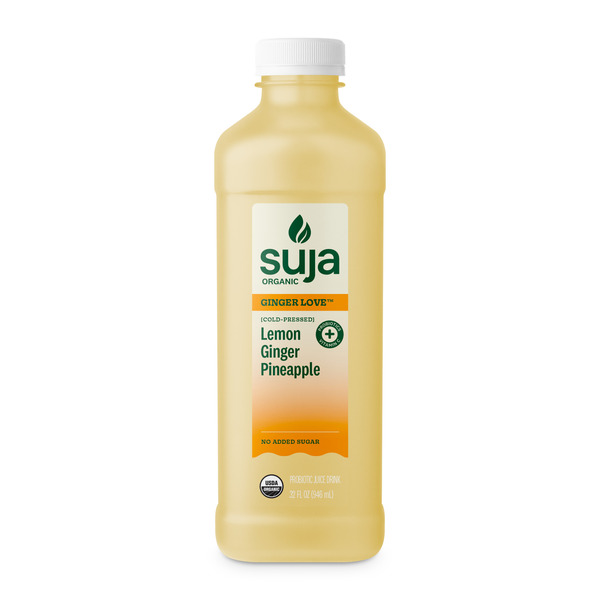 Suja Organic Ginger Love Cold Pressed Juice Drink, 32 fl oz Bottle