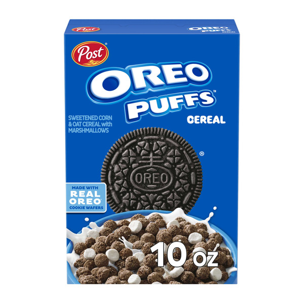 Post OREO PUFFS™ Cereal, Chocolate Breakfast Cereal 10 oz box