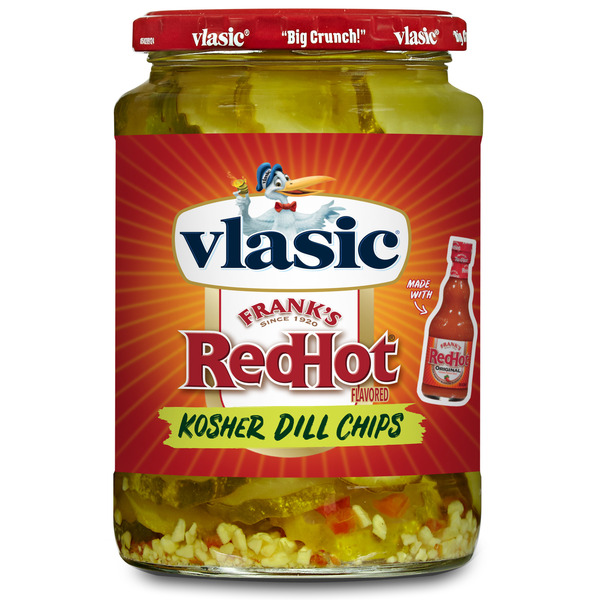 Vlasic Frank's RedHot Kosher Dill Pickle Chips Same-Day Delivery