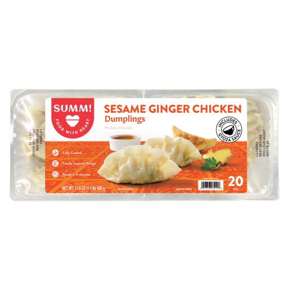 Summ! Sesame Ginger Chicken Gyoza Dumplings Same-Day Delivery