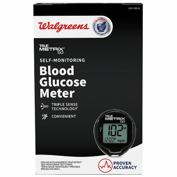 Walgreens Walgreens True Metrix On The Go Blood Glucose Meter Same Day Walgreens walgreens true metrix on the go blood glucose meter same day