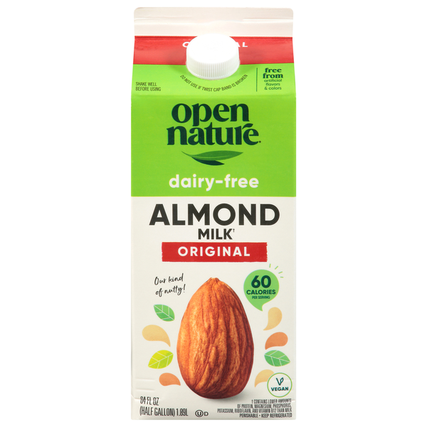 Open Nature Almond Beverage, Dairy-Free, Original