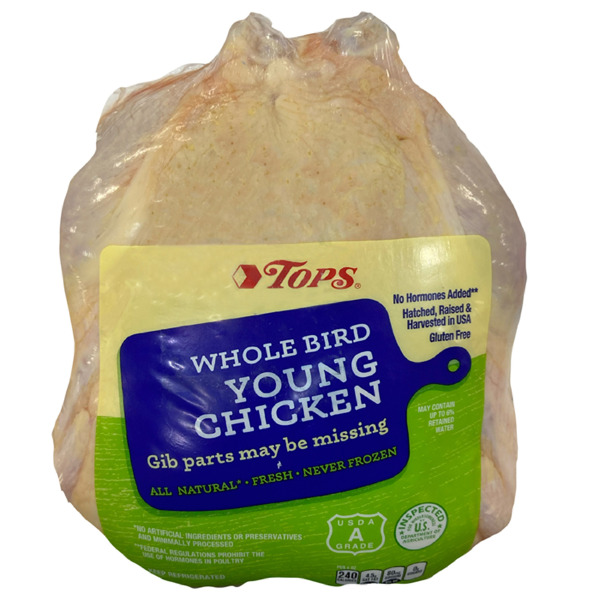 Topps Chicken TOPS Whole Fryer Chicken Same-Day Delivery or Pickup | Tops Markets