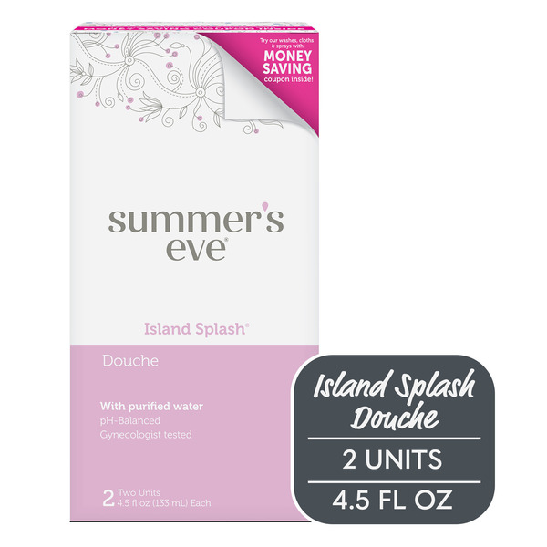 Summer's Eve Feminine Cleansing Douche, Island Splash Same-Day