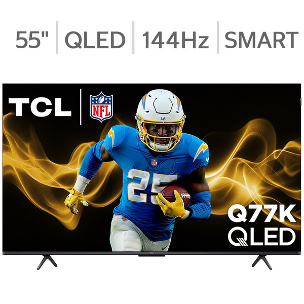 TCL 55" Class - Q77K Series - 4K UHD QLED Smart TV - Allstate 3-Year Protection Plan Bundle