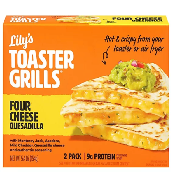 Lily's Toaster Grills Four Cheese Quesadilla