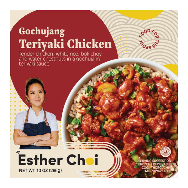 Esther Choi Gochujang Chicken Teriyaki with White Rice and Vegetables