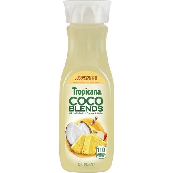 Tropicana Pineapple with Coconut Water Flavored Drink (12 fl oz) from