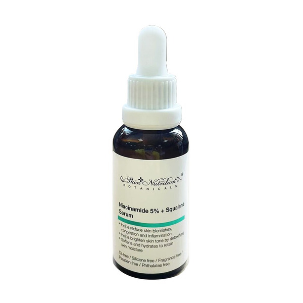 新品　S.W. moisturizing serum 100ml Skin Nutrition Botanicals Niacinamide 5% + Squalane Serum