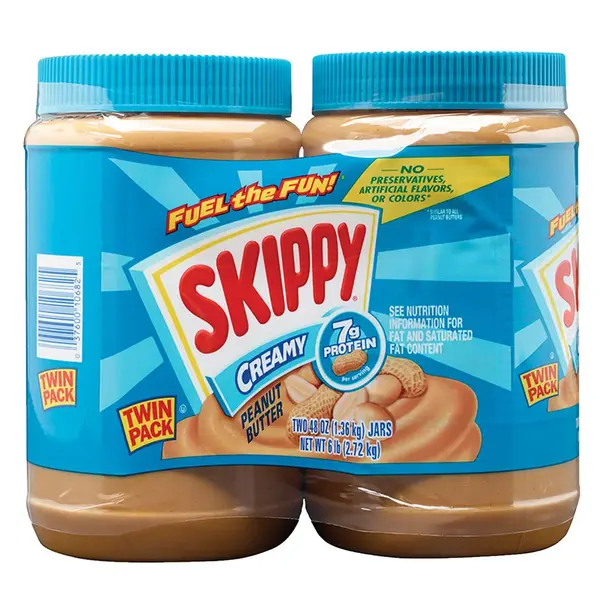 Creamy Peanut Butter, 2 x 48 oz
