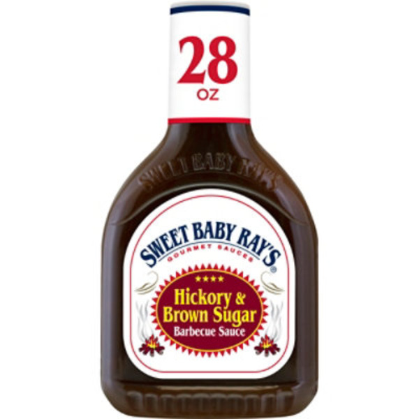Sweet Baby Rays Sauce Barbecue Hickory & Brown Sugar - 28 Oz