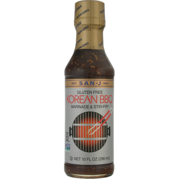 San-J Marinade & Stir Fry, Gluten Free, Korean BBQ