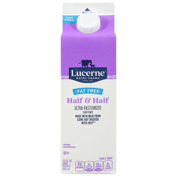 Lucerne Half & Half, Fat Free