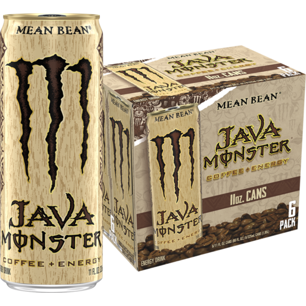 Monster Java Monster Mean Bean Coffee + Energy Drink, 6 Pack - 11