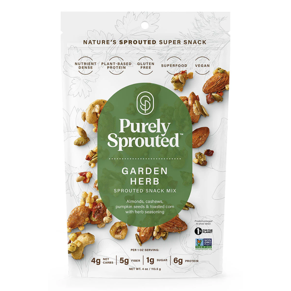 Purely Sprouted Garden Herb Sprouted Super Snack Mix Same-Day
