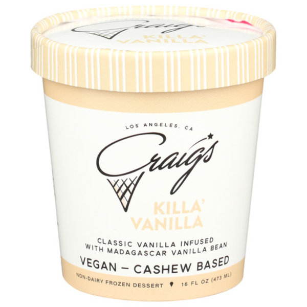 Craig's Frozen Dessert, Non-Dairy, Killa' Vanilla Same-Day