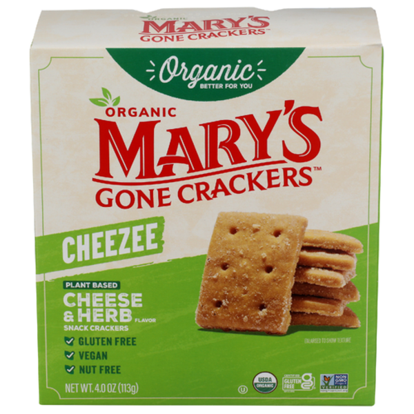 Mary's Gone Crackers Organic Cheese & Herb Cheezee Crackers