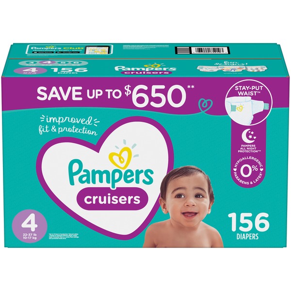 size 4 diapers sam's club