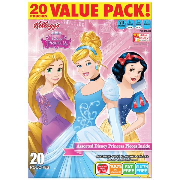 Kellogg's Disney Princess Fruit Flavored Snacks Same-Day Delivery