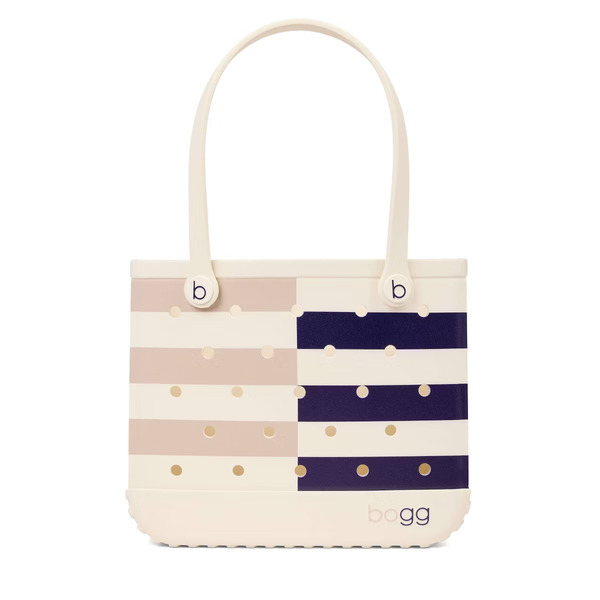 Bogg Bag Striped Baby Tote Bag - Breton Blue