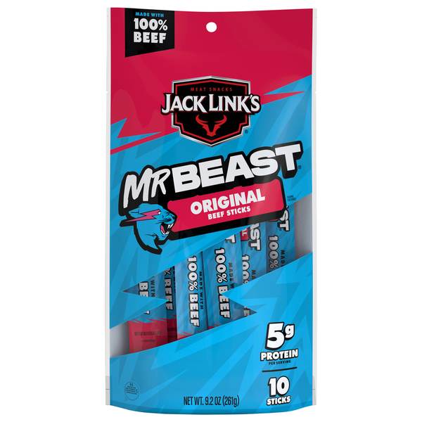 Jack Link's Mr Beast Original Beef Sticks Same-Day Delivery or