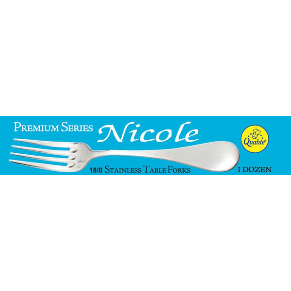 Qualite - Nicole Table Fork - dozen