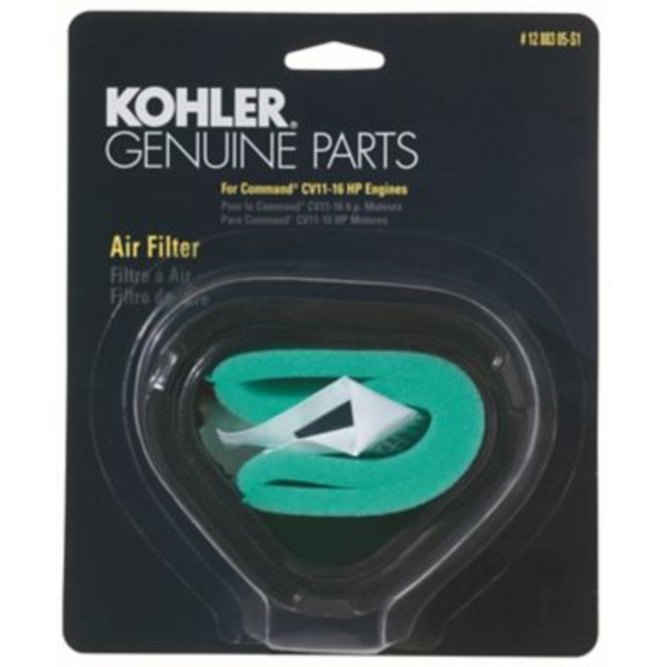 Kohler Lawn Mower Air Filter with Pre-Cleaner Kit for Select Models CV11-16 standard capacity