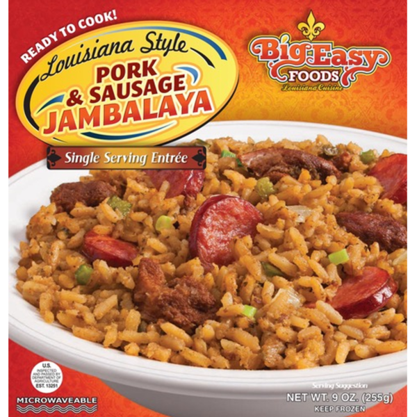 Big Easy Foods Pork & Sausage Jambalaya, Value Size Same-Day