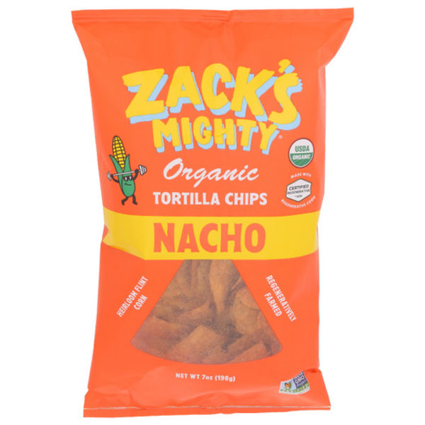 Zack's Mighty Nacho Tortilla Chips, Organic Same-Day Delivery or
