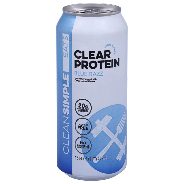ダイエットフード momona Clean Simple Eats Clear Protein, Blue Razz Same-Day Delivery or