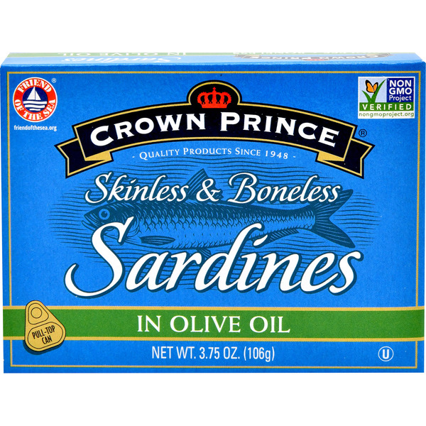 Crown Prince Sardines, Skinless & Boneless