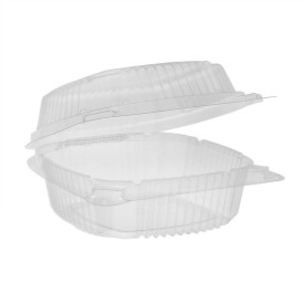 Pactiv - 5x5x2.5" Clear Hinged Container - 375 ct